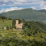 Il Castello di Carbonana visto da Sant’Angelo d’Assino