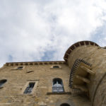 Dettaglio del Castello di Carbonana a seguito degli interventi di restauto